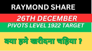 Raymond stock news | Raymond  share | Raymond share latest news |Raymond share latest news today