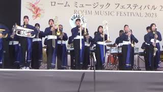 宇治市立東宇治中学校吹奏楽部　ロームミュージックフェスティバルにて  Higashi Uji junior high school marching band