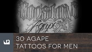 30 Agape Tattoos For Men