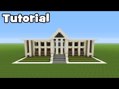 Minecraft Tutorial: How To Make A Town Hall Minecraft Tutorial: How To Make A Town Hall