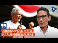 Tanggapan Sandiaga Uno soal Jadi Bakal Cawapres Ganjar Pranowo