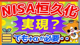 【個人投資家】 NISA恒久化 実現？ でも+αが必要・・ 【中立的な助言者】