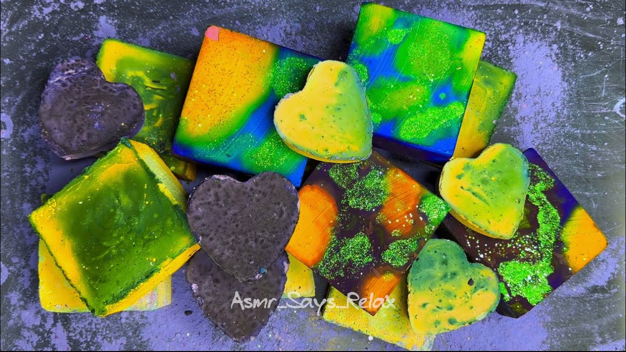 Asmr Vibrant Dyed Gym Chalk Crunchy Reforms Youtube
