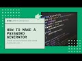 Build a Stylish Password Generator using HTML, CSS & JavaScript | #coding #javascript #webdev #code