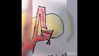 drawing Avengers Logo