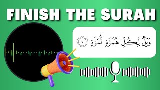 Finish The Surah - Recite The Next Verse - QURAN QUIZ