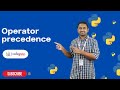 Operator Precedence in Python | Python Tutorials - 2022 | Codegnan