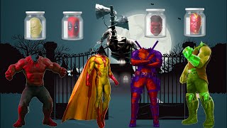 Superheroes And Team Siren Head | ALL MARVEL SUPERHEROES VS SIREN HEAD #marvelsuperheros
