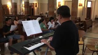 “Buong Pamilya’y Nagpupuri” original composition by Andrew Templo Avecilla