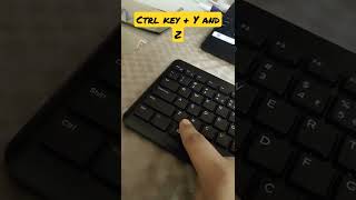 What is function of Ctrl key + Y and Z ? | Redo and Undo | Shortcut Keys #shortcutkeys