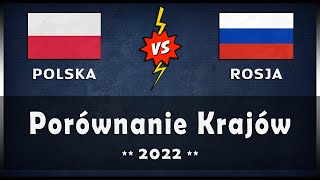 🇵🇱 POLSKA vs ROSJA 🇷🇺 - Porównanie państw ## 2022 ROK