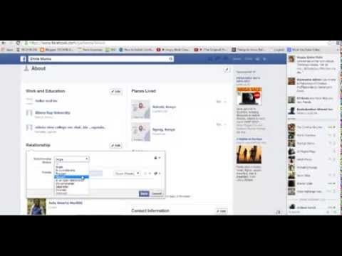 Update Facebook Relationship Status Secretly Update Facebook Relationship Status Secretly