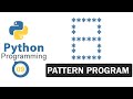 Python Pattern Programs | Printing Stars '*' in 8 Shape