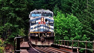 Chasing CPKC Mixed Freight With SURPRISE Grey Ghost KCSM Distributed Power In The Fraser Canyon