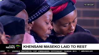 Gillian Pillay on Khensani Maseko's funeral