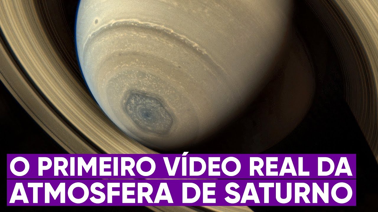 O Primeiro Vídeo Real Feito Da Atmosfera De Saturno - YouTube