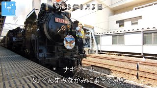 ナギノート／D51498、SLぐんまみなかみに初乗車！