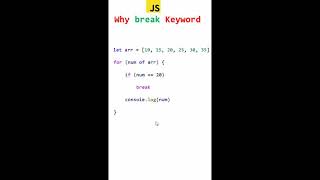 break in javascript | loops in javascript | Javascript interview questions #javascript