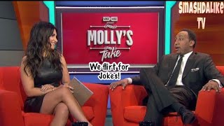 Molly debunks rumors,and stated we flirt “for Social Media to make jokes about” it. Plz-Subscribe✌🏾