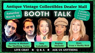 BOOTH TALK 🤩 Vintage Antique Collectibles Mall Dealers