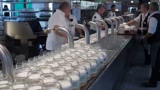 Schweizerhaus Biergarten - Beer Assembly Line (Vienna, Austria)