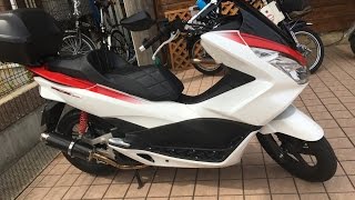 高速最速　BMS-SSサウンドを聞きやがれ　2016 HONDA・PCX150 Special Edition　2016 ホンダ PCX150 スペシャル・エディション　KF18