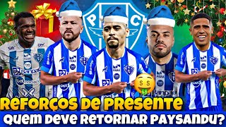 🔵🎄 PACOTÃO DE NATAL PARA O PAYSANDU EM 2025: JOGADORES QUE PODEM RETORNAR NOS PRÓXIMOS ANOS