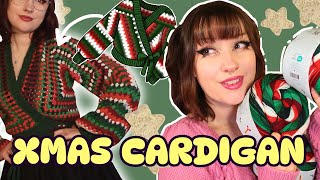 Making a HEXAGON CARDIGAN Before Xmas?! ♥ The 2024 Christmas Crochet Sweater Vlog  | Shaiyeh