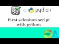 Selenium script with python || python automation