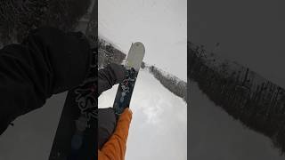 fs540の視界。#shorts #snowboarding #snowbord #湯殿山スキー場 #r天国 #スノボ#fs540