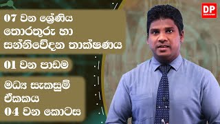 01 වන පාඩම | මධ්‍ය සැකසුම් ඒකකය  -  04 වන කොටස | 07 වන ශ්‍රේණිය | ICT Grade 07 lesson 01