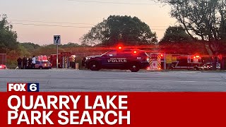 Quarry Lake Park search, Racine County crews suspend efforts | FOX6 News Milwaukee