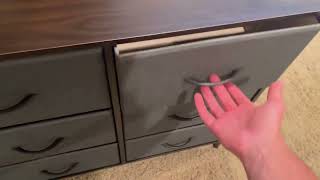 WLIVE Fabric Dresser for Bedroom, 6 Drawer Double Dresser Review, Awesome Quality 6 Drawer Dresser!