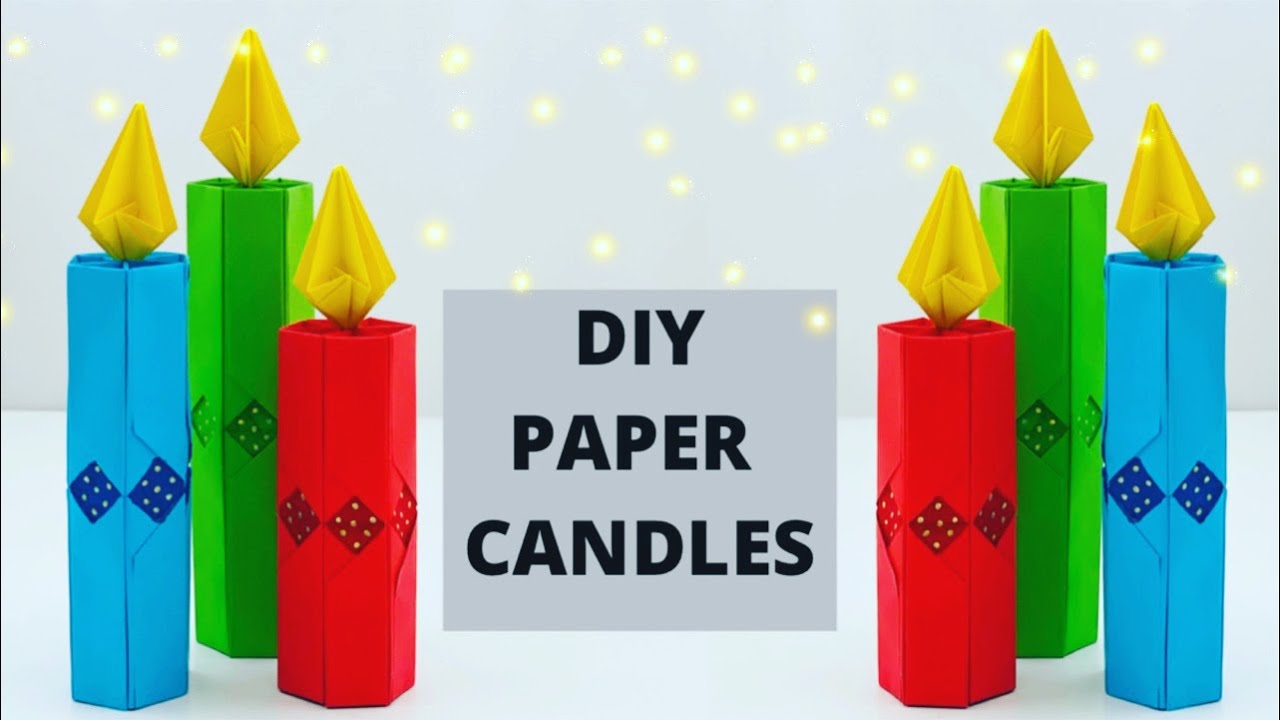 Diy Paper Candles Paper Craft Candle Decor Candle Making 55 Off