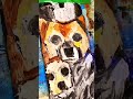 iphone 8ケースで油絵を書いてみた【犬】 絵画 油彩 油彩画 芸術 油絵 絵 アート art oilpainting painter paintingsea