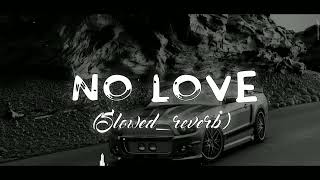 NO LOVE (Slowed+reverb) shubh