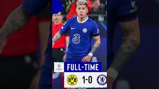 Borussia Dortmund vs Chelsea  1-0 full time