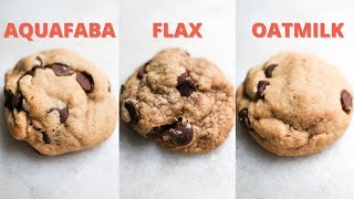 Chef tries 3 Egg Substitutes for Best Vegan Chocolate Chip Cookies