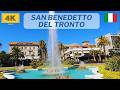 SAN BENEDETTO DEL TRONTO Italy summer walking tour 4k, place to visit in Italy - place for holiday