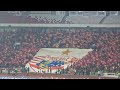 MOMEN KOREO TRIBUN CURVA SUD DALAM LAGA PERSIJA MENJAMU DEWA UNITED DI GBK