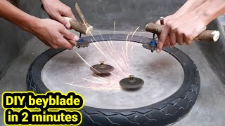 DIY Beyblade , how to make Beyblade in 2 minutes, Beyblade, Beyblade Burst