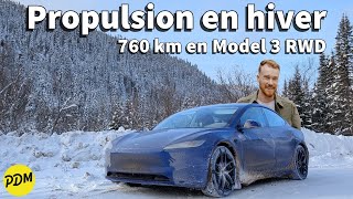 Aventure hivernale et camping en Tesla Model 3 RWD 2024 à -16C