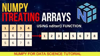 #37 Iterating NumPy Arrays - Learn Numpy nditer() Function | Python Numpy Tutorial For Data Science