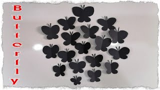 How to make a paper butterfly in 2 minutes Diy Paper Butterflies