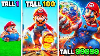 Shortest To TALLEST MARIO In GTA 5!