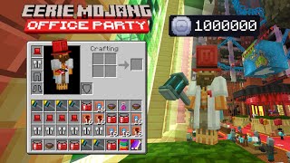 GAMEBREAKING GLITCHES ON MOJANG OFFICE PARTY SERVER DUPE ANY ITEM, INFINITE  COINS, KEEP TOOLS+MORE.