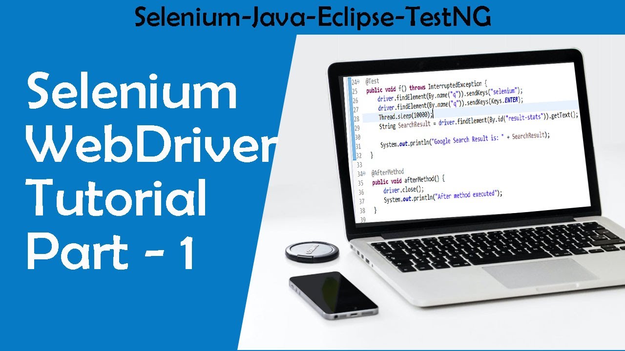 Selenium WebDriver Tutorial For Beginners Part 1 - YouTube