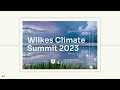 wilkes summit 2023 – day 1 afternoon keynote by amy luers