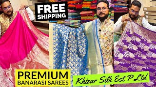 Welcome to Khizar Silk Est Pvt Ltd, Varanasi for Wide Range of Banarasi Sarees in Kataan & Much More