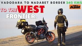 #EP-3 : 🇮🇳 KTM DUKE 390 EPIC ROAD TRIP | VADODARA TO NADABET PAKISTAN BORDER | GUJARAT HORIZONS 2023